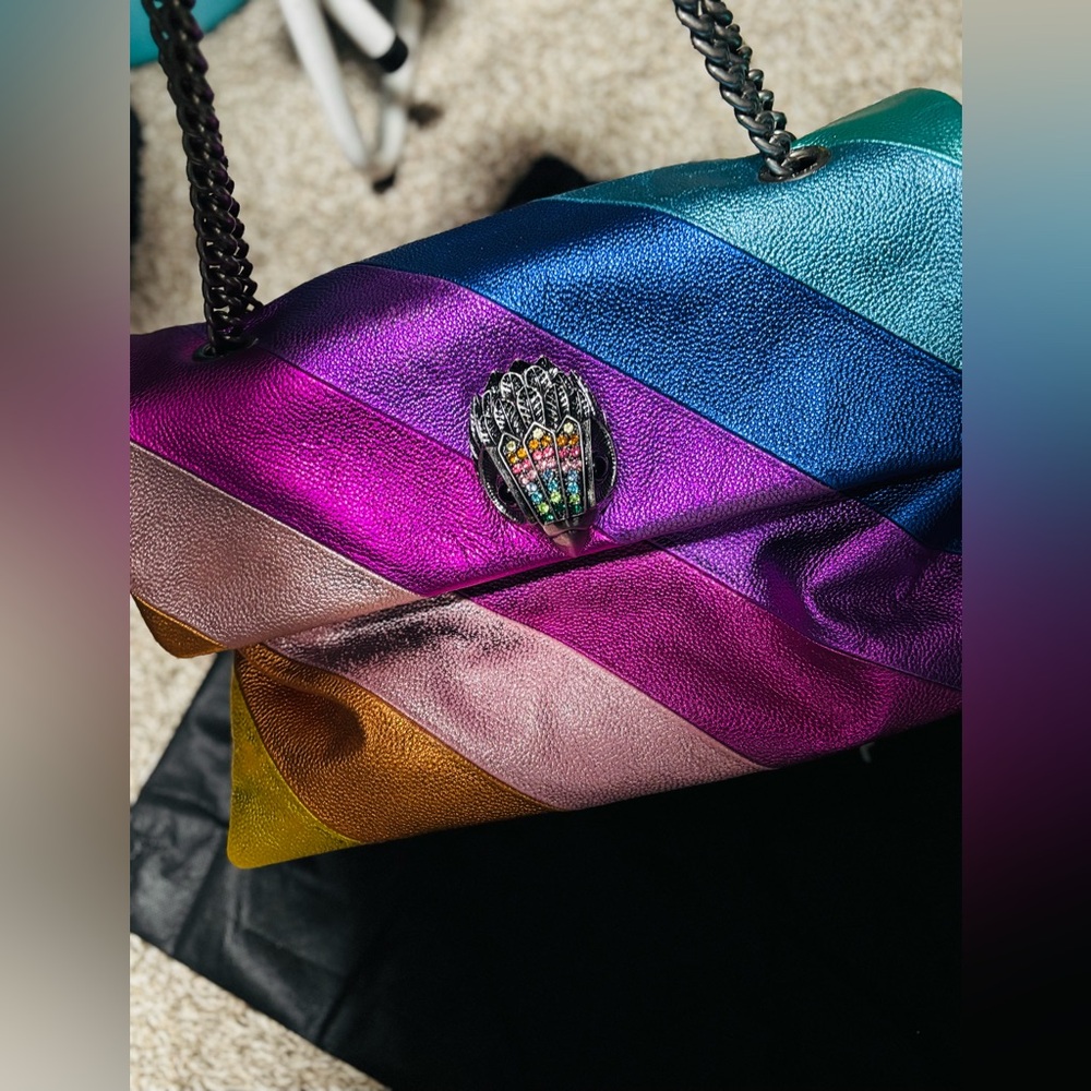 XxL Kurt Geiger Rainbow Kensington Shoulder Bag…..PRE-OWNED
